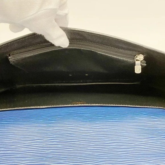 Authentic Louis Vuitton Epi Blue leather Porte documents briefcase unisex - Picture 5 of 12